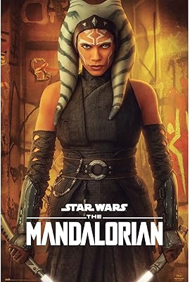 Affiche star wars grupo eric mandalorian ahsoka tano, 61 x 91,5 cm