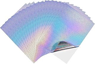 Papier autocollant imprimable 3d, papier autocollant imperméable à séchage rapide en vinyle arc-en-ciel