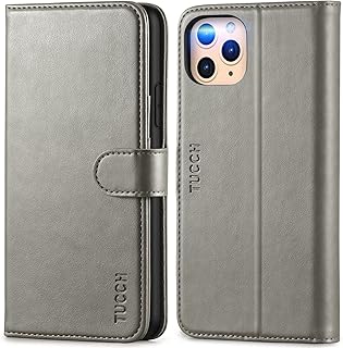 Tucch étui portefeuille pour iphone 11 pro max, protection rfid, porte-cartes, support magnétique