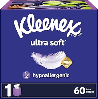 Mouchoirs ultra doux kleenex, boîtes cubiques