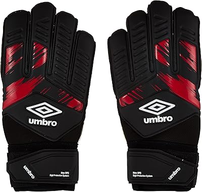 Gants umbro new precision dbs, noir/blanc/toreador, taille 10