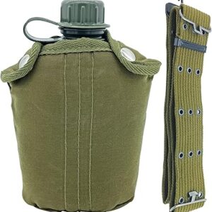 Bouteille d'eau militaire portable en plastique de 1 l avec manchon et ceinture pour l'escalade, le camping et la plupart des activités de plein air. Diaytar Sénégal : Votre guichet unique pour tous vos achats