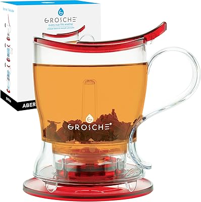 Théière grouchy aberdeen perfect avec dessous de verre infuseur à thé
