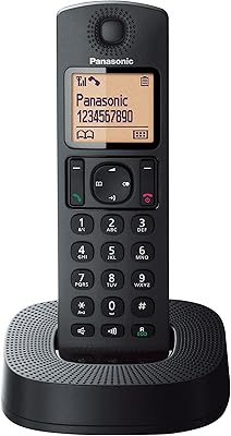 Téléphone numérique sans fil panasonic kx-tgc310eb avec appel anti-spam - noir