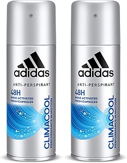 Déodorant adidas climacool spray pour homme, lot de 2, 150 ml