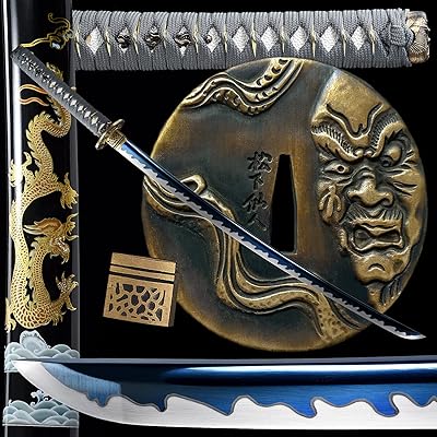 Épée katana faite à la main, acier à haute teneur en carbone 1095