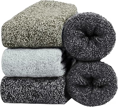 3/4 paires de chaussettes en laine extra épaisses pour femmes - chaussettes d'hiver thermiques douces et chaudes pour femmes. Des produits authentiques à prix réduits sur Diaytar Sénégal