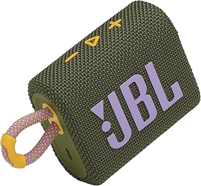 Haut-parleur bluetooth portable sans fil jbl go 3 ip67 résistant à l'eau