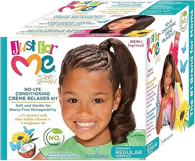 Juste pour moi lissage, lissage et revitalisant des cheveux, formule régulière pour enfants