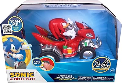 Jouet télécommandé pour vtt knuckles sonic (avec lumières) à partir de 6