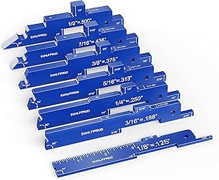 Sonlfrod tiges de préparation de table de toupie 7 pièces tiges de préparation