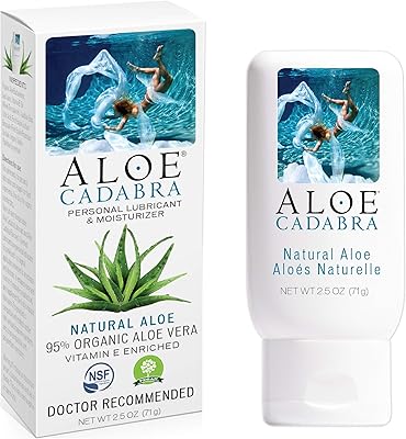 Lubrifiant personnel et hydratant vaginal à l'aloe cadabra avec extrait naturel d'aloe vera