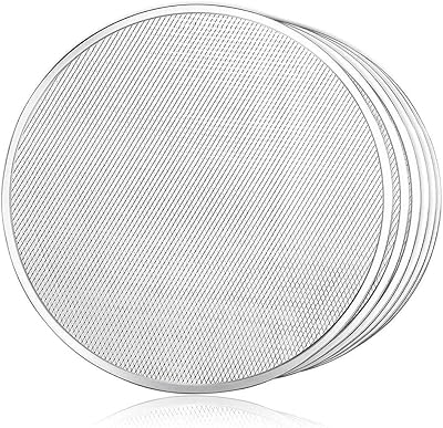 Ensemble de 4 poêles à pizza antiadhésives de qualité commerciale primify, plaque