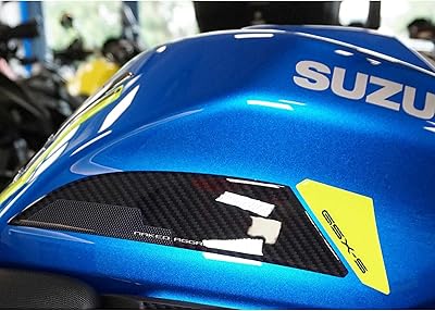 Autocollant adhésif 3d pour réservoir latéral de moto compatible avec suzuki gsx-s 1000