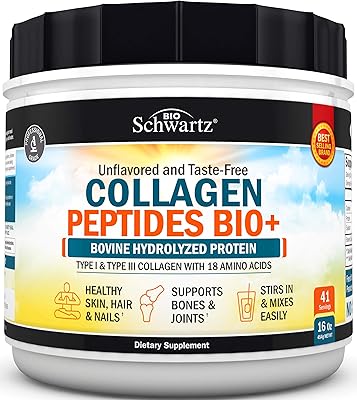 Bio schwartz peptides de bio-collagène, sans saveur, 454 g