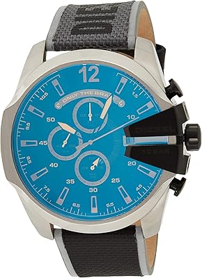 Montre à quartz diesel pour homme, montre analogique et bracelet en nylon