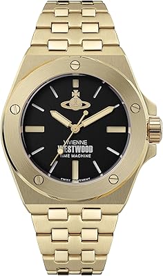 Montre à quartz unisexe leamouth avec bracelet en acier inoxydable