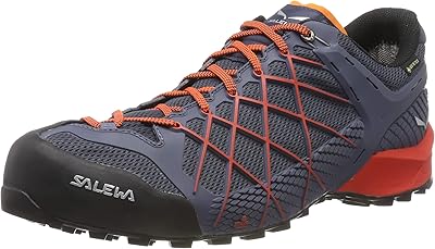 Bottes de randonnée taille basse ms wildfire gore-tex pour hommes, myrte vert/flo 5949