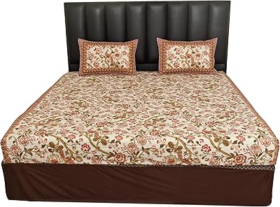 Draps 100% coton pour lits doubles avec 2 taies d'oreiller |