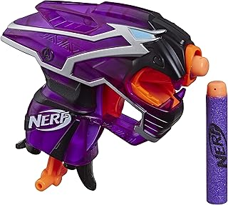 Jouet nerf black panther marvel blaster - comprend 2 lanceurs elite officiels -