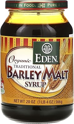 Sirop de malt biologique eden foods 591 ml 12 pièces par canette