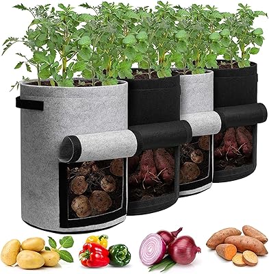 Sacs de culture de pommes de terre javist avec couvercle rabattable paquet