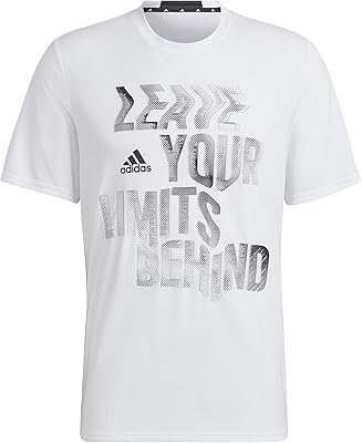 T-shirt d'entraînement à slogan aeroready hiit conçu pour le mouvement pour hommes