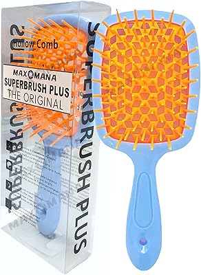 Brosse démêlante banana home, peigne de massage bouclé pour cheveux naturels bouclés, mouillés