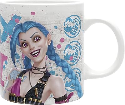 Tasse à café et thé en céramique style apy league of legends vs.