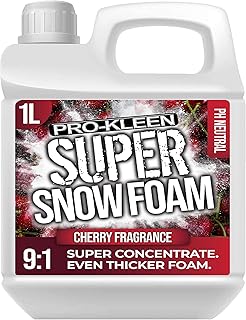 Shampooing pour voiture pro clean super snow foam - produit une mousse très