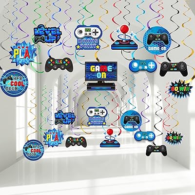 30 pièces de décorations de tourbillon suspendues pour jeux vidéo contrôleurs de jeu signe jeu sur le. Votre shopping simplifié de A à Z avec Diaytar