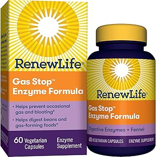 Supplément d'enzymes végétarien renew life pour adultes formule enzymatique anti-gaz