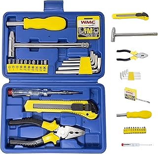 Ensemble d'outils professionnels wms - 21 pièces. clés à couteau, pinces, embouts