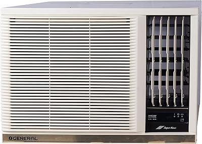 Climatiseur de fenêtre o general 3 étoiles 15 tonne axgt18fhtc (blanc)
