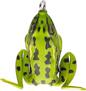 Lunkerhunt pf01 pocket frog series 6,35" leurre de pêche à motif thé vert