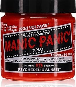 Crème colorante semi-permanente manic panic psychedelic sunset, 4 oz. Des produits authentiques à prix réduits sur Diaytar Sénégal