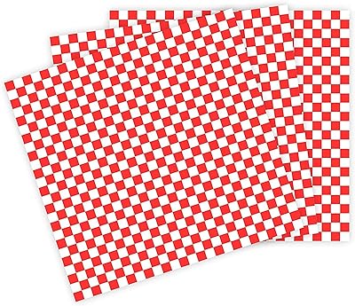 100pcs doublures de panier en papier ciré - emballage à sandwich - emballage