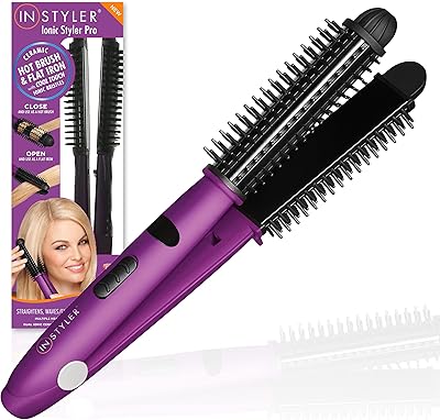 Brosse chaude ionique instyler ionic styler pro et fer plat en céramique, violet. Diaytar : Votre destination shopping préférée au Sénégal