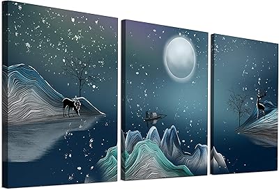 Art mural sur toile pour salon, chambre à coucher, salle de bain, décoration