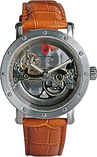 Montre décontractée tonino lamborghini pour homme en cuir analogique - ls4490-br/s