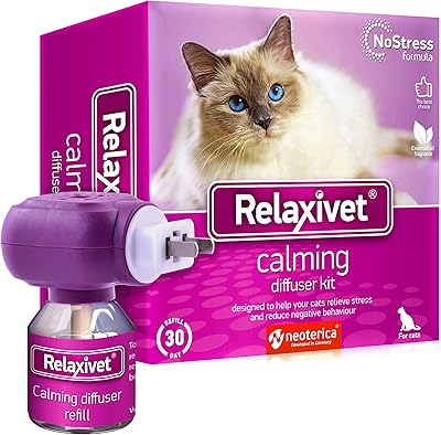 Diffuseur apaisant relaxivet pour chiens et chats + recharge - nouvelle formule anti-stress