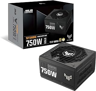 Alimentation asus tuf gold 750 w, compatible atx 3.0, alimentation entièrement modulaire, composants