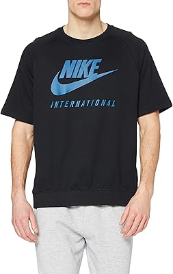 تي شيرت nike رجالي عليه طبعة international crew