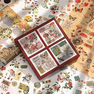 Ensemble d'autocollants de plantes florales dooraking, 100 feuilles de pvc, ensemble d'autocollants floraux
