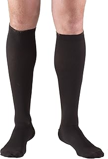 Chaussettes de compression true form, 15-20 mmhg, chaussettes habillées pour hommes, longueur genou