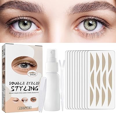 Ruban pour paupières, 120 pièces bandes de levage invisibles imperméables à double paupière