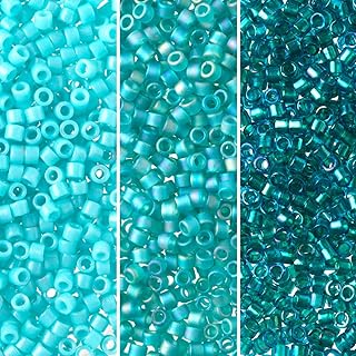 Pack de perles de rocaille miyuki delica : taille 11/0, ensemble de vagues