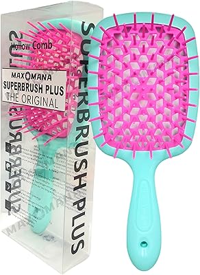 Brosse démêlante banana home, peigne de massage pour boucles naturelles, cheveux bouclés, mouillés