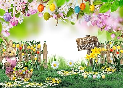Fond de photographie dodakft printemps pâques 10x8 pieds toile de fond pour enfants