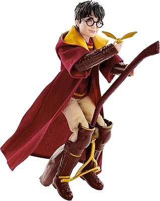 POUPÉE DE QUIDDITCH À COLLECTIONNER HARRY POTTER GDJ70, 10,5 POUCES, ÉQUIPEMENT ET ACCESSOIRES